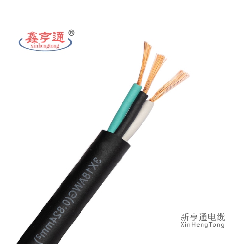 H05RN-F阻燃橡胶电缆线,橡套软电缆规格型号表