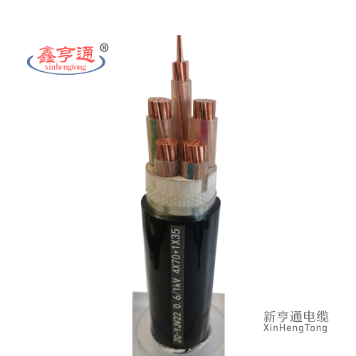 ZC-YJV22产品名称:铜(铝)芯交联聚乙烯绝缘钢带铠装聚氯乙烯护套(阻燃耐火)电力电缆